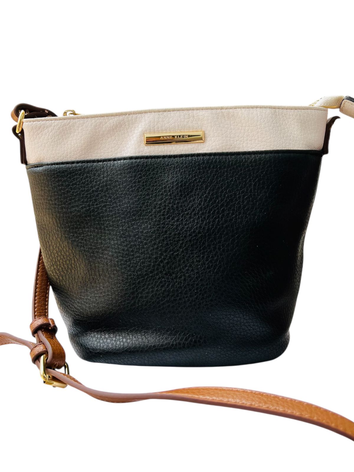 Anne Klein - Cross Body / Black & Skin