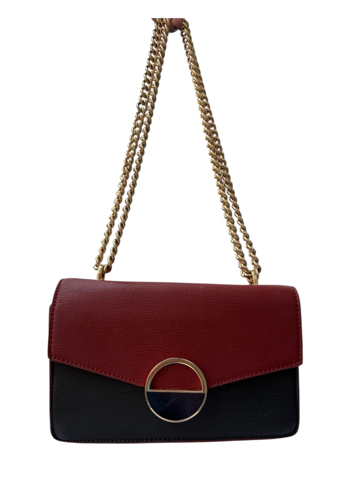 Charles & Keith - Cross Body / Red & Black